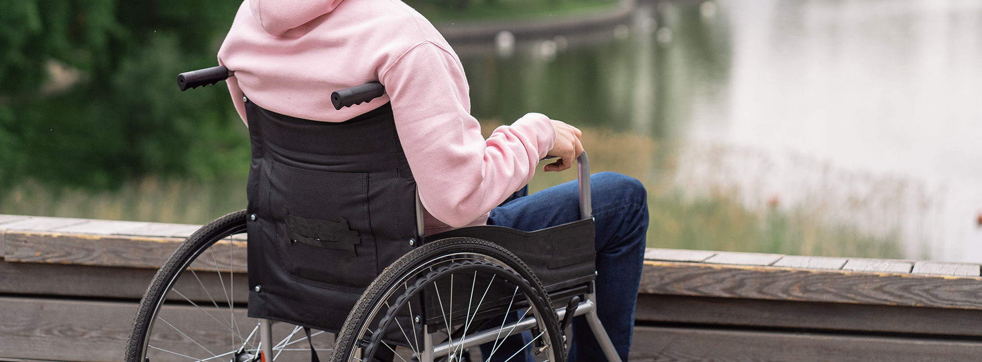 person in wheelchair